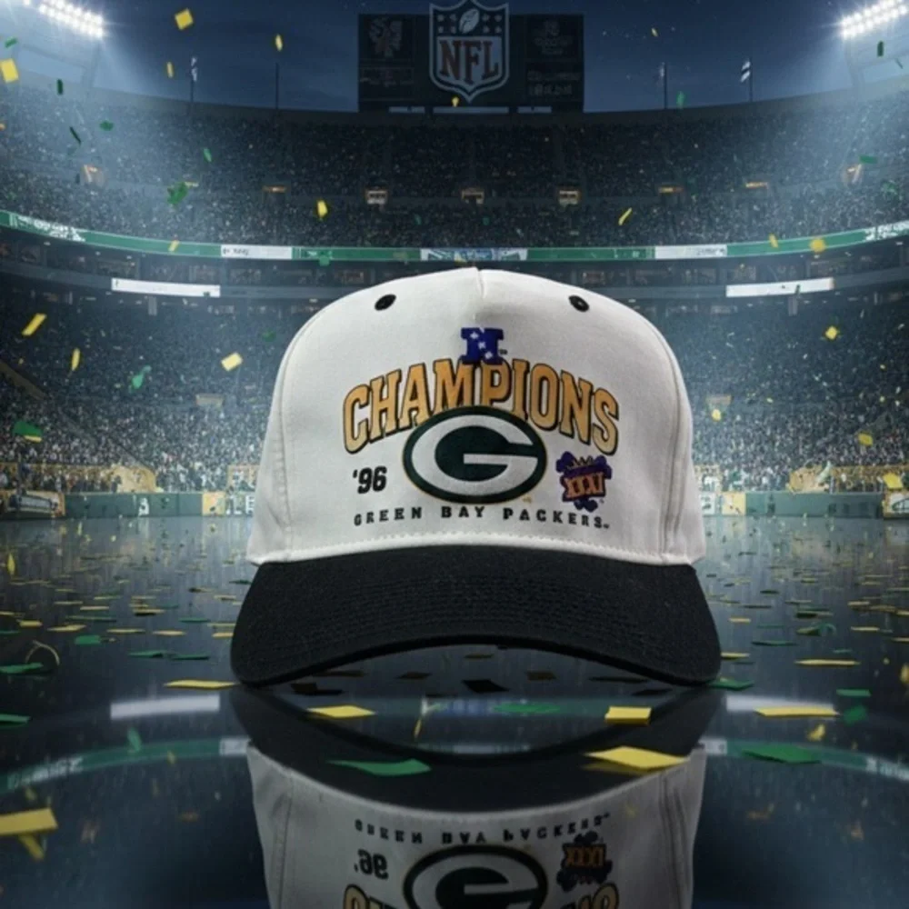 Vintage 1996 NFL Green Bay Packers Super Bowl Champions Hat